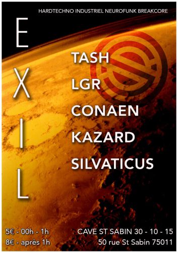 SCALE Présente EXIL w/ TASH DNB, LGR, CONAEN, KAZARD & SILVATICUS
