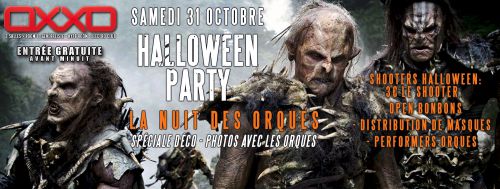 HALLOWEEN PARTY « LA NUIT DES ORQUES »