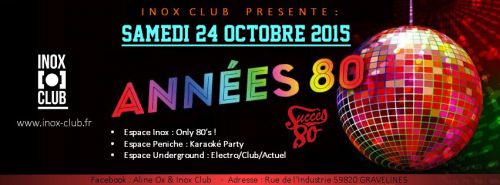 ‘ SOIREE ANNEES 80 ‘