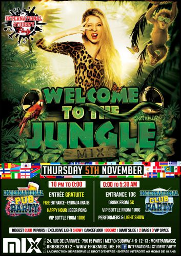 INTERNATIONAL STUDENT PARTY – Welcome to the jungle mix