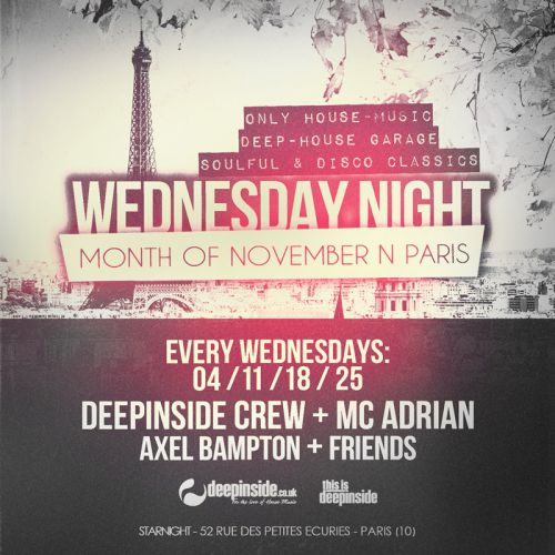 WEDNESDAY NIGHT // MONTH OF NOVEMBER N PARIS