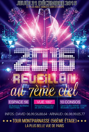 REVEILLON AU 7ème CIEL (le plus haut dancefloor d’Europe)