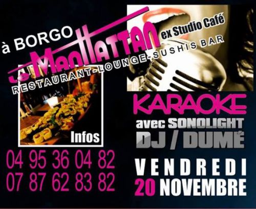 SOIREE KARAOKE AVEC SONOLIGHT BY DJ DUME