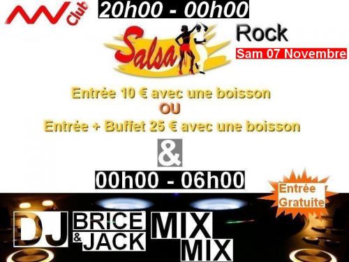 De 21h00 à 23h00 : Entrée 20€ (buffet à volonté avec une consommation).