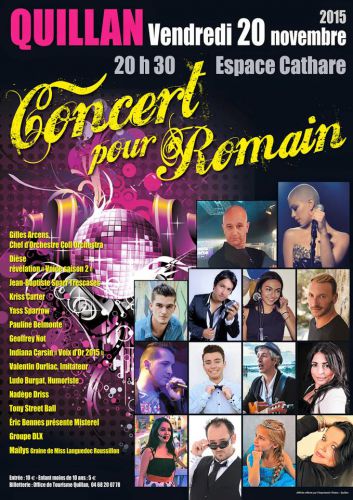 Concert pour Romain @Quillan