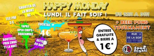 HAPPY MONDAY – THIRSTY MONDAY