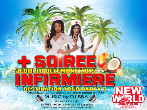 Soirée étudiantes Infirmières @NEW WORLD