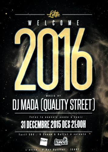 WELCOME 2016