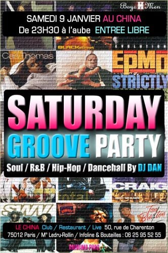 SATURDAY GROOVE PARTY BY DJ DAN