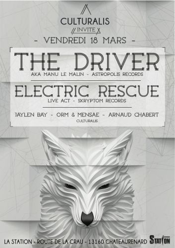 Culturalis invite The Driver Aka Manu le Malin & Electric Rescue (Live Modulaire)