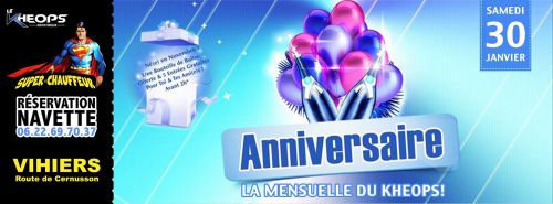 NUIT DES ANNIVERSAIRES DE JANVIER