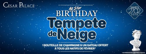 ALL STAR BIRTHDAY Special Tempête de Neige