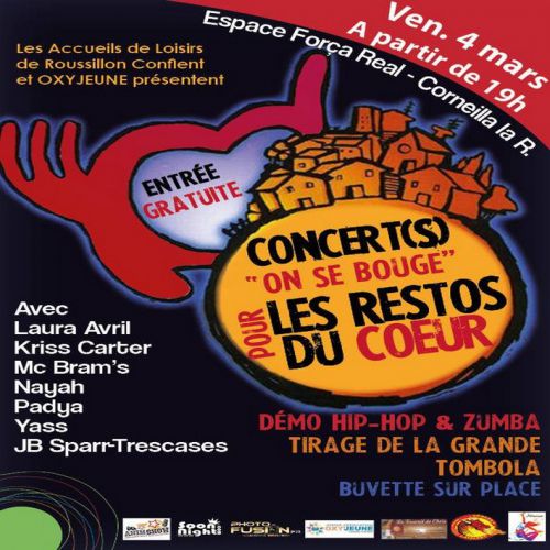 Concert On se bouge pour les restos du coeur