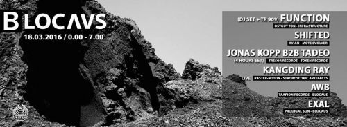 BLOCAUS w/ FUNCTION, SHIFTED, JONAS KOPP B2B TADEO, KANGDING RAY (LIVE) & MORE