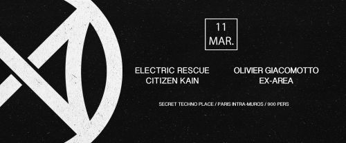 Inverse – Secret Place w/ Electric Rescue, Olivier Giacomotto, Citizen Kain, Ex-Area