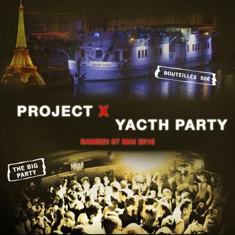 PROJET X BOAT THE BIG PARTY ( 2 SALLES + TERRASSE )