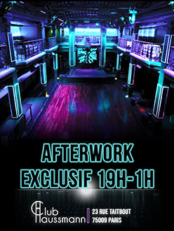 AFTERWORK AU CLUB HAUSSMANN EXCEPTIONNEL & EXCLUSIF