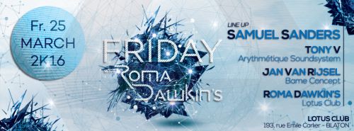 Friday with Roma Dawkin’s