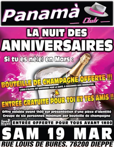 LA NUIT DES ANNIVERSAIRES