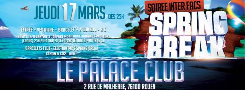 SOIREE INTER FACS, spéciale SPRING BREAK