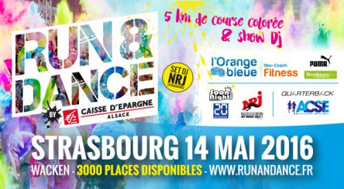 RUN AND DANCE by la Caisse d’Epargne Alsace
