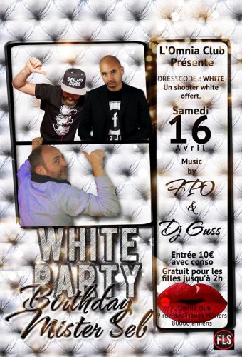 Happy Birthday Seb White party by Guss & Fpo