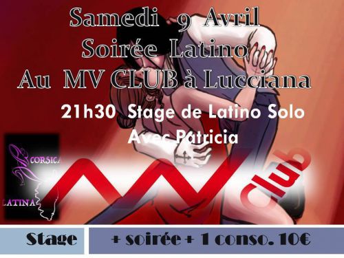 SOIREE LATINO Organisé par MV Club lucciana la madrague