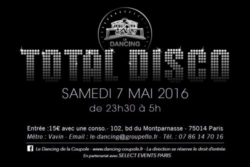Soirée TOTAL DISCO