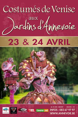 Costumés de Venise au Jardins d’Annevoie