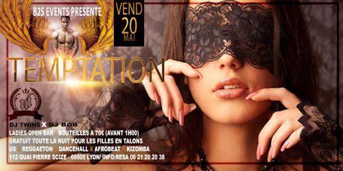 TEMPTATION MASQUEE- Ladies Open bar @New Ibiza – VENDREDI 20 MAI