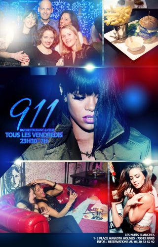 Bar Lounge Club 911 Paris the Famous Friday