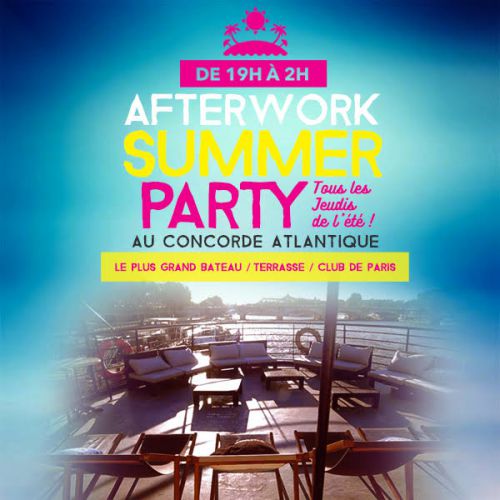 AFTERWORK LA VOILE PARISIENNE ( TERRASSE, ROSE, BUFFET )