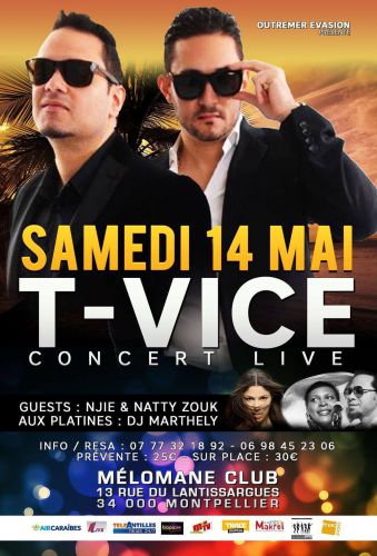 Le Plus Grand Concert OutreMer Tropical du Sud de la France, TVICE NJIE NATTY ZOUK PATRICK JEANNETTE