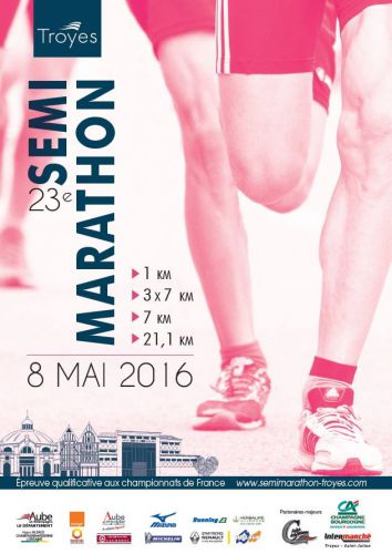 Semi marathon de Troyes 2016