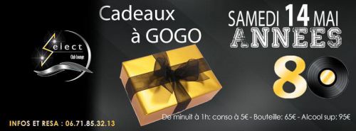 🔶SOIREE ANNÉE 80’s🔶  Le Select club vous présente la Ann&