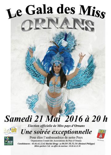 Election  De Miss Pays D’Ornans 2016