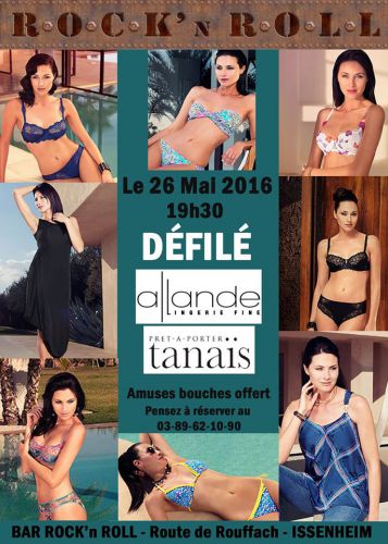 Défilé De Mode Avec Les Nouvelles Collections Allande Et Tanaïs Lingerie