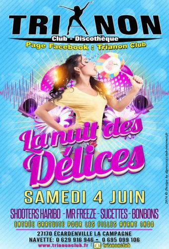 Soirée LA NUIT DES DÉLICES