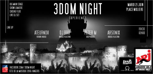 3DOM NIGHT – Fête De La Musique 2016
