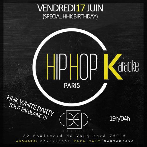 Hip Hop Karaoke Paris