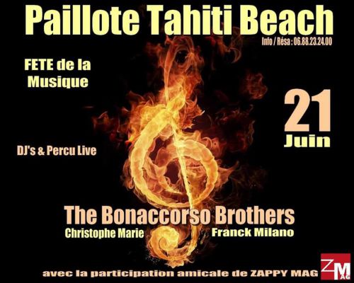 FETE DE LA MUSIQUE PAILLOTE TAHITI BEACH