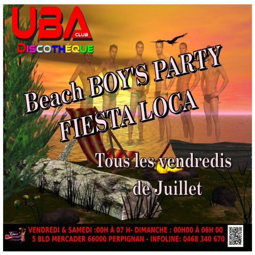 Soirée beach boys party@l’UBA club