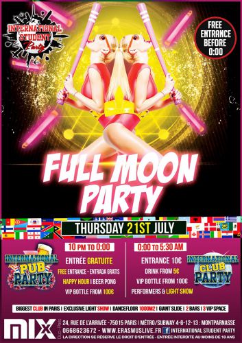 INTERNATIONAL STUDENT PARTY : Full Moon Party