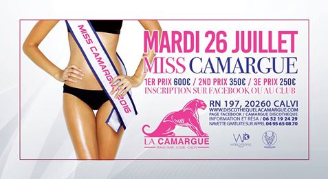 Miss Calvi @ La Camargue Discothèque – Calvi
