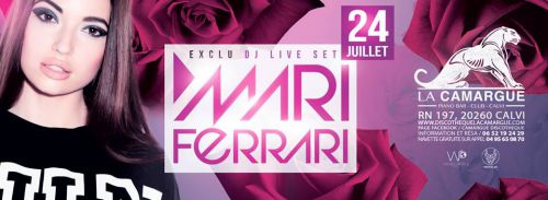 MARI FERRARI A  LA CAMARGUE DISCOTHEQUE CALVI `