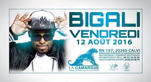 GUEST BIG ALI   EN EXCLU A LA CAMARGUE DISCOTHEQUE CALVI