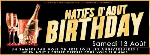 Natifs D’Août Birthday