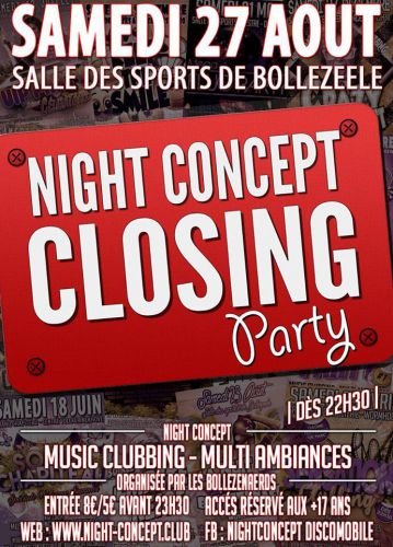 Night-Concept Closing PARTY