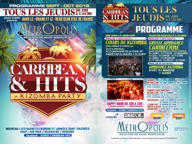 Caribbean & Hits + Kizomba Party