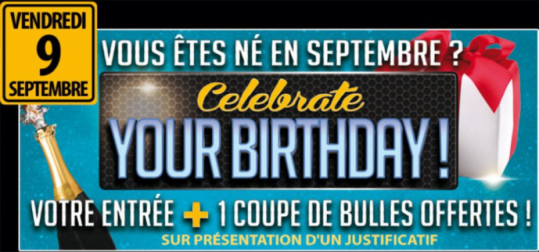 ANNIVERSAIRES DE SEPTEMBRE